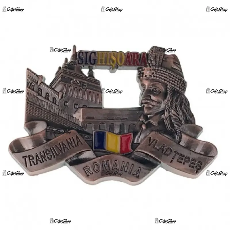 Sighisoara, transilvania, vlad tepes, romania, magnet metal